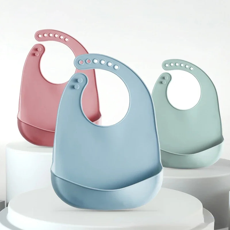 Baby Nursery Things - 1-3 Stuks Baby Slabbetje Verstelbare Waterdichte