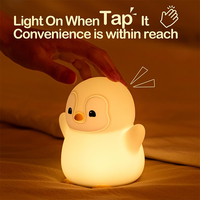 Baby Nursery Table Lamp - NIEUW Pinguïn-nachtlampje Siliconen slaaplamp voor kinderkamer