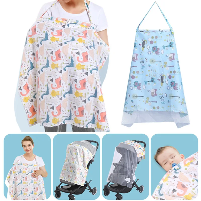 Nursing Cover Breastfeeding - 100% Katoenen Babyvoeding Verpleeghoezen Moeder Uitje