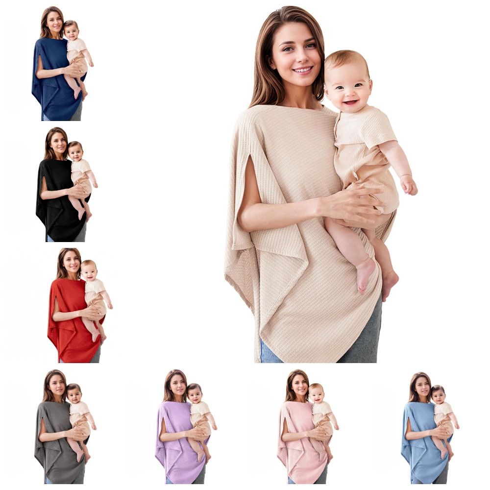 Nursing Cover Breastfeeding - NIEUWE Zachte Borstvoedingshoes Ademende Waffle Knit