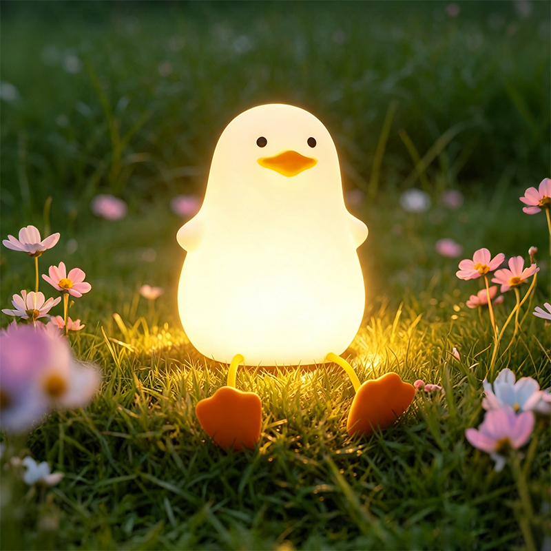 Baby Nursery Table Lamp - LED Dieren Nachtlampje Schattige Eend Dimbaar