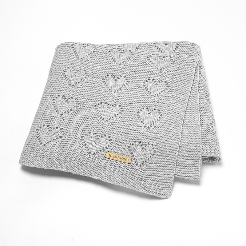 Baby Boy Nursery Quilt - Baby Katoenen Dekens Gebreide Pasgeboren Jongens