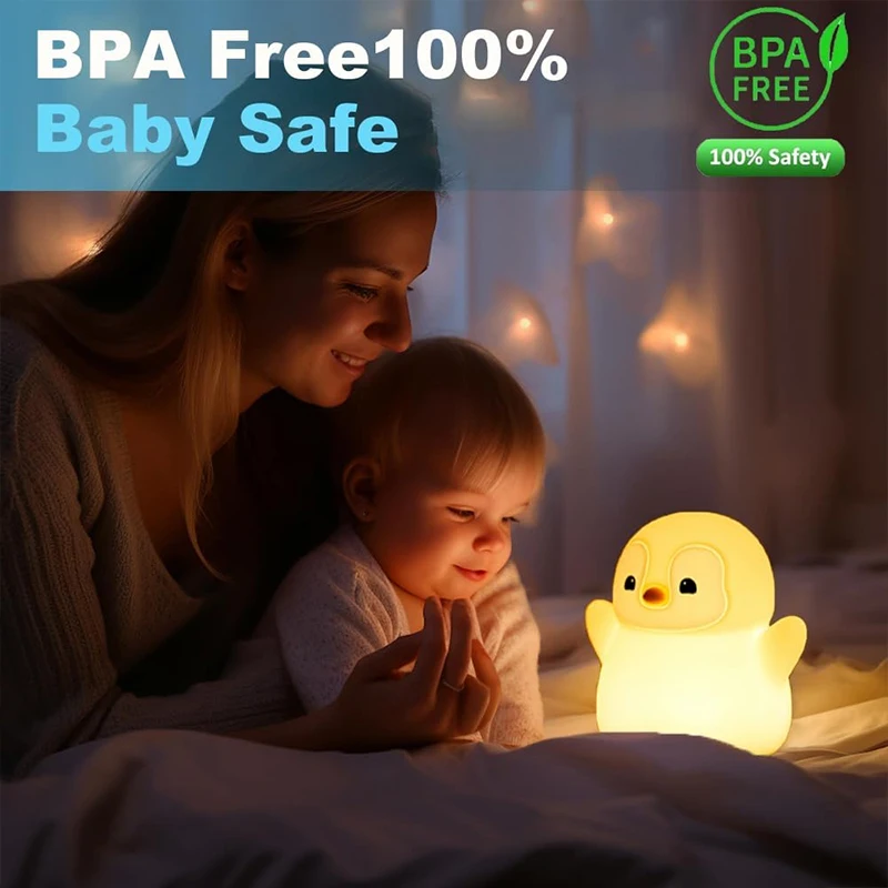 NIEUW Pinguïn-nachtlampje Sili - Baby Nursery Table Lamp recensie en prijs