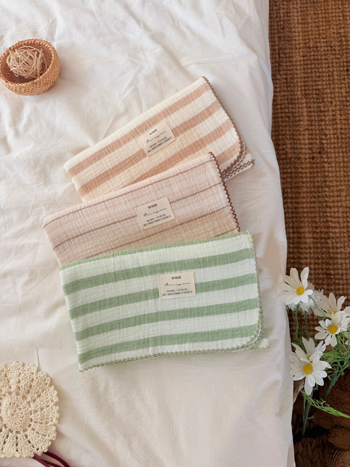 Zomer Muslin Baby Inbakerdoeke - Baby Boy Nursery Quilt recensie en prijs