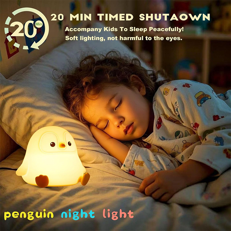 Schattig pinguïnnachtlampje Si - Baby Nursery Table Lamp recensie en prijs