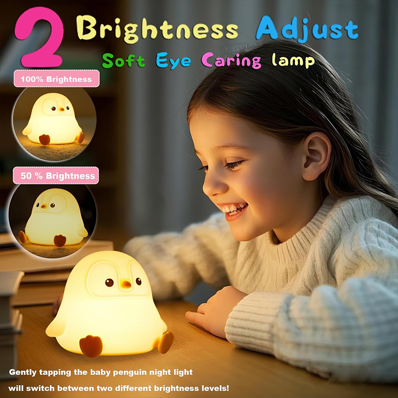 Schattig pinguïnnachtlampje Si - Baby Nursery Table Lamp recensie en prijs