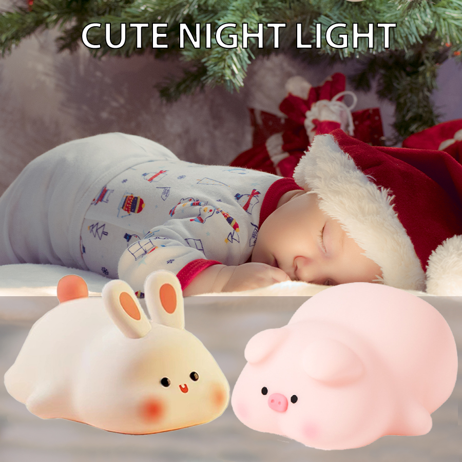 Piggy Bunny Nachtlampje Led Ta - Baby Nursery Table Lamp recensie en prijs