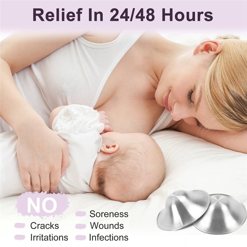 Genezende zilveren tepelhoezen - Nursing Cover Breastfeeding recensie en prijs
