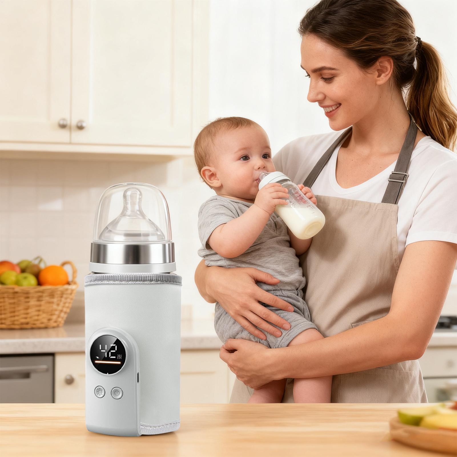 Draagbare flessenwarmer USB-ba - Baby Nursery Unit recensie en prijs