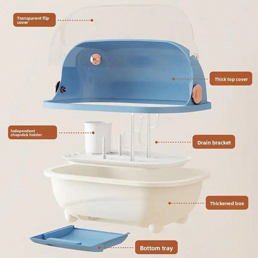 Babyflesdroogrek met opbergdoo - Baby Nursery Unit recensie en prijs