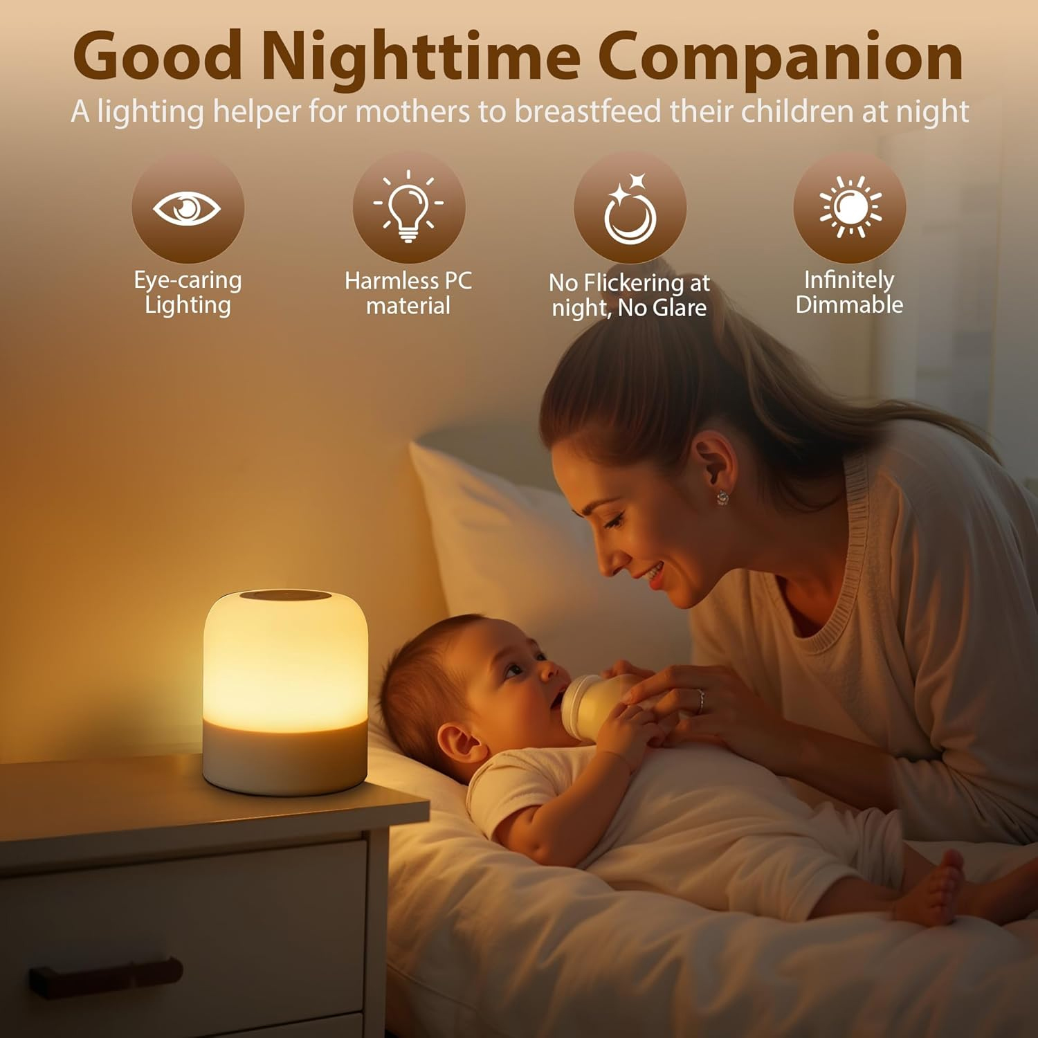 1pcPortable Baby-nachtlampje,  - Baby Nursery Table Lamp recensie en prijs