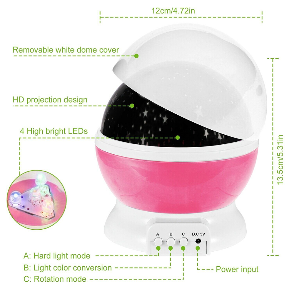 Nachtlamp Projector Sterrenhem - Baby Nursery Table Lamp recensie en prijs